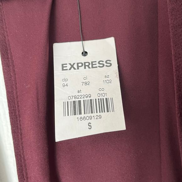 Express Deep-V Wrap Front Dress - Size S - NWT - Picture 3 of 14